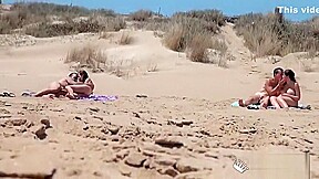 Swingers sex on the beach