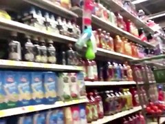 THE GIGGLY BOOTY AT THE SUPERMARKET!! (Slowed down)