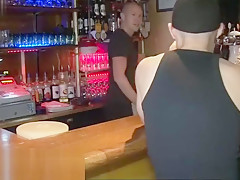 Tattoo gay threesome with facial