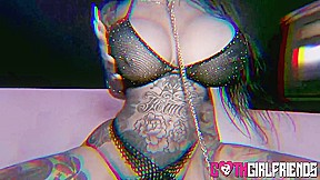 Tattooed Beauty Receives Rough Fuck After Bj - Melissa Stratton, Brian Omally And Val Steele