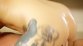 Tattooed Masseuse Kleio Valentien Gets Banged By The Cop