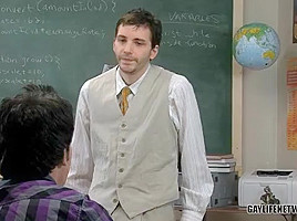 Teacher Plugs student 18+ Asshole - TeachTwinks