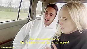 Teen 18+ Rough Fucked In Car During Roadside Assistance