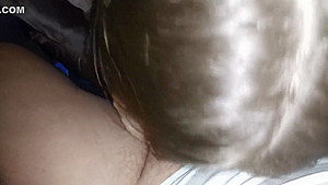 The taxi driver stuck his fat cock in the ass and pulled all the sperm in h