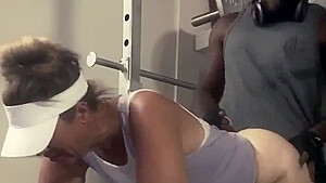 Thick White Step mom Cheats With Her Black Personal Trainer