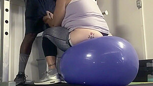 Thick White Step mom Cheats With Her Black Personal Trainer