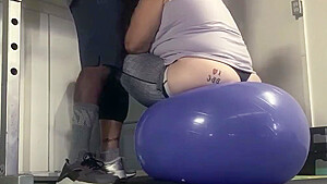 Thick White Step mom Cheats With Her Black Personal Trainer