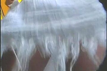 This is a hardcore upskirt action with some chubby ass