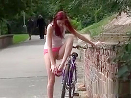 Three Kinky Girls Pissing On The Streets