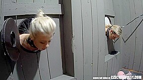 Tied Girls Waiting on Your Cock in Glory Holes