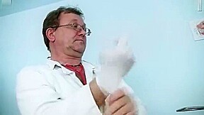 Tina gyno pussy speculum examination at kinky gyno clinic