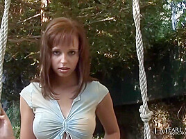 Tiny Brunette Is Petting The Kitty So Badly! With Hayden Winters