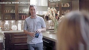 Tiny babysitter teen 18+ smashed by a blackmailing stepson