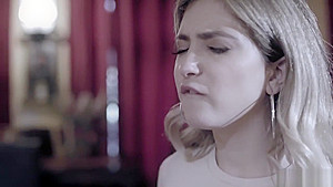 Tiny babysitter teen 18+ smashed by a blackmailing stepson