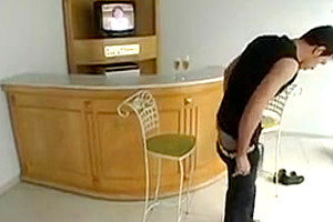 Titty brunette driling lusty twink