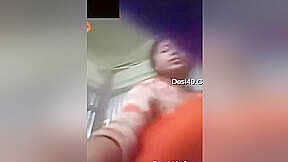 Today Exclusive- Bangladeshi Girl Showing Her Boobs And Pussy On Video Call 8
