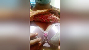 Today Exclusive- Bhabhi Showing Her Boobs And Pussy