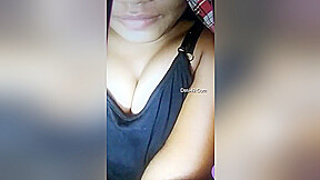 Today Exclusive- Cute Desi Girl Showing Her Boobs In Video Call