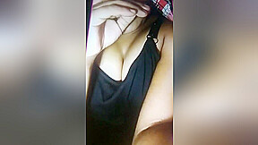Today Exclusive- Cute Desi Girl Showing Her Boobs In Video Call