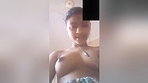 Today Exclusive- Cute Desi Girl Shows Her Boobs And Pussy 1