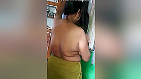 Today Exclusive- Desi Boudi Wearing Cloths After Bathing 2