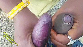 Today Exclusive- Desi Randi Bhabhi Handjob And Out Door Sex