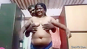 Today Exclusive- Mature Tamil Wife Boob Sucking And Fucking 2