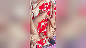 Today Exclusive-desi Foursome Cpl Nude Dance And Fucking 14