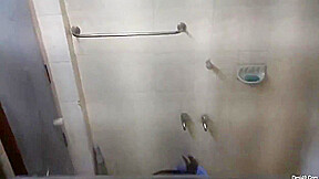 Today Exclusive-sexy Desi Girl Bathing Record By