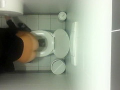 Toilet ceiling cam films girls pissing