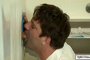 Tori Mayes - Busty Ts Cock Sucked In Gloryhole And Anal Fucks