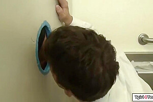 Tori Mayes - Busty Ts Cock Sucked In Gloryhole And Anal Fucks