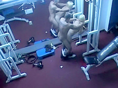 Trainer caught fucking a client in a gym