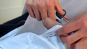 Tranny doctor anal fucks patient with machine