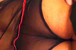 Transgender beauty doggystyles her stud bf