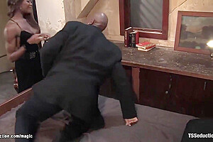 Ts Spinning With Cock In Guys Ass With Big T And Jack Hammer