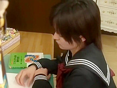 Tutor Fucks his lovely and makes her Squirt many times FSET318 4