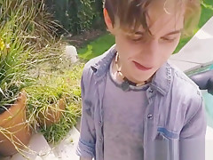 Twink Step Brother Teaching Threesome With Both Step brothers