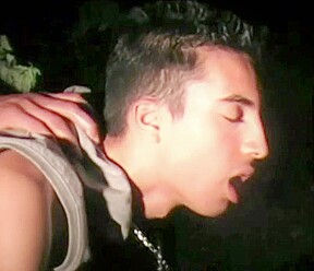 Twink fuck in the night outdoor - CrunchBoy