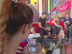 Two Euro slaves rimming and sucking