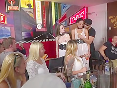 Two Euro slaves rimming and sucking
