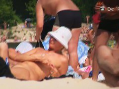 Two extraordinary brunettes have their pussies out in the sun xxx porno