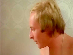 Two horny babes fucks with a hard cock
