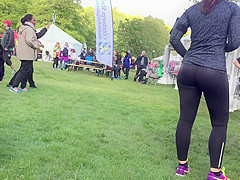 Two hot pawgs in spandex