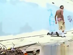 Two hunky teens 18+ in a sucking cock scene at an abandon