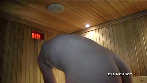Two twinks fuck in sauna - CrunchBoy
