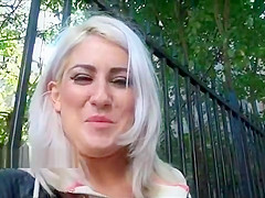 UK blonde public play