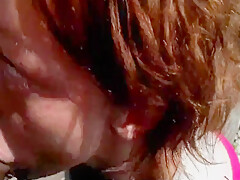 Ugly Homeless Whore Sucking Black Cock Outdoor Railroad