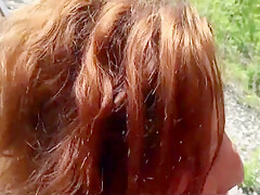 Ugly Homeless Whore Sucking Black Cock Outdoor Railroad