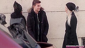Uma And Lara Took Stranger On The Streets For Horny Fuck In The Car 39 Min